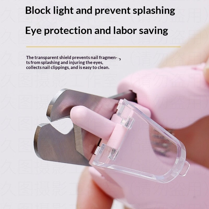 2-in-1 LED Electric Pet Nail Clipper Grinder Tool