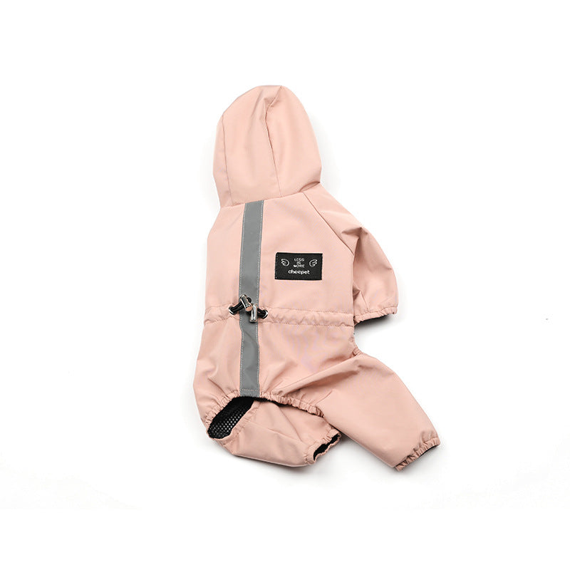 All-Inclusive Waterproof Hooded Raincoat for Dogs Outdoor Protection