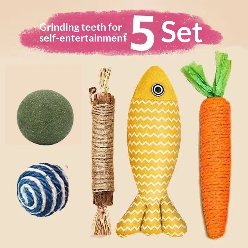Cat Toy Gift Set for Interactive Play Fun