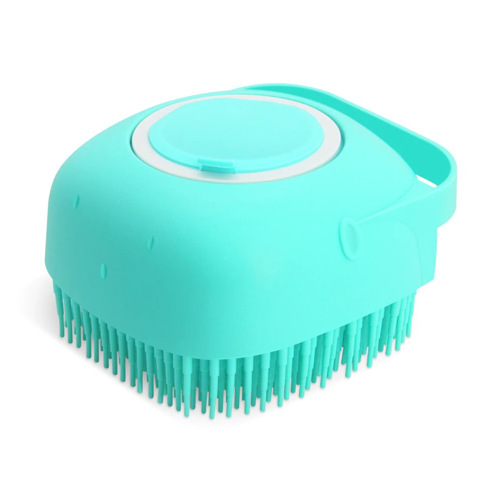 Silicone Pet Shampoo Massage Brush for Dogs and Cats
