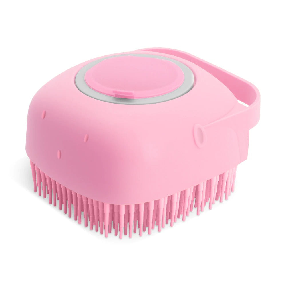Silicone Pet Shampoo Massage Brush for Dogs and Cats