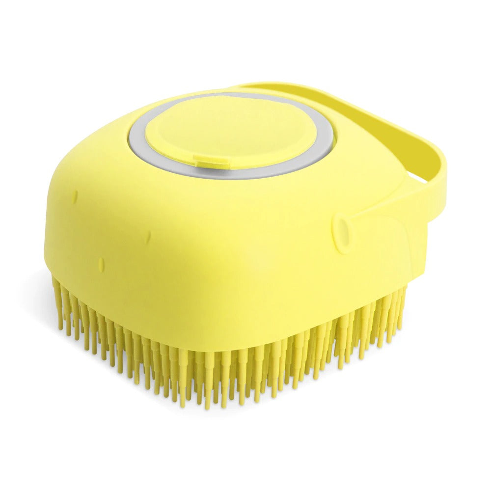 Silicone Pet Shampoo Massage Brush for Dogs and Cats