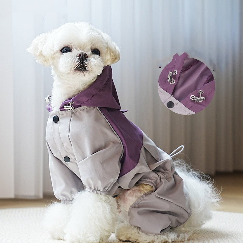 Waterproof Pet Raincoat for Small Medium Dogs Outdoor Wear