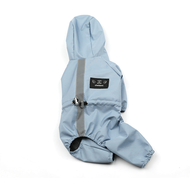 All-Inclusive Waterproof Hooded Raincoat for Dogs Outdoor Protection