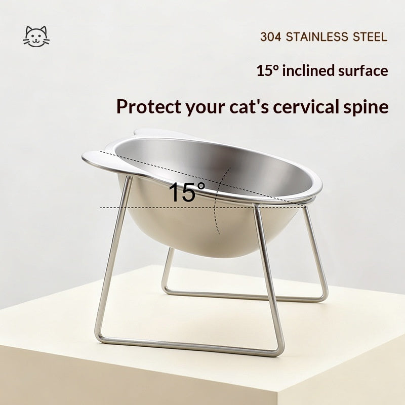 304 Stainless Steel Pet Food Water Bowl Durable
