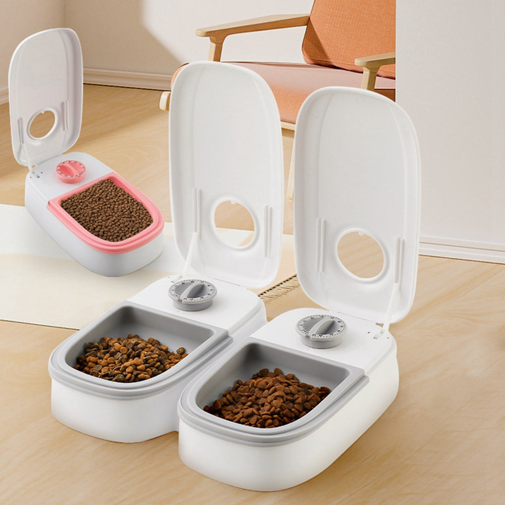 Smart Automatic Pet Feeder with Timer Stainless Bowl Dispenser
