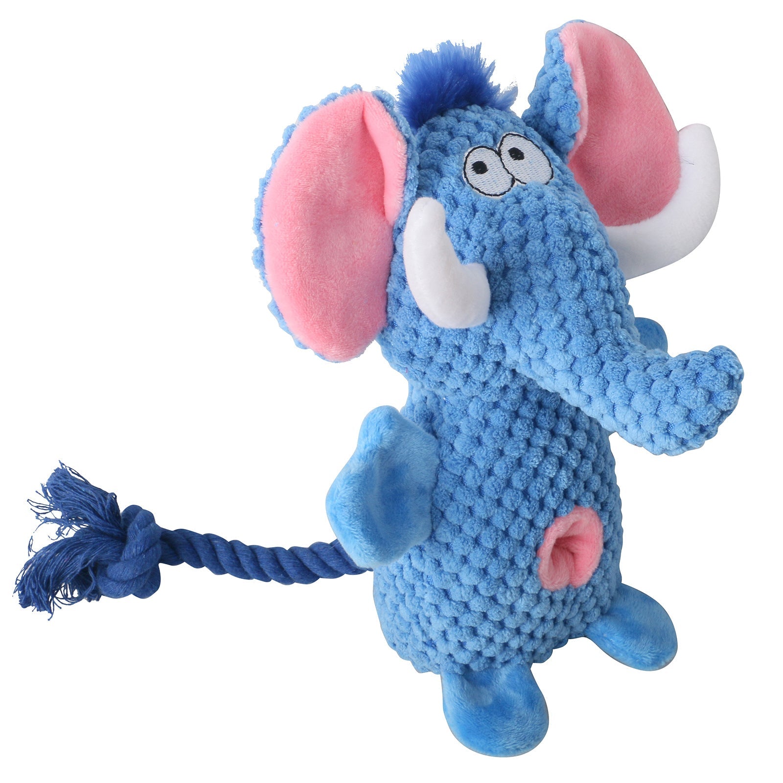 Snuffle Plush Squeaky Dog Toy with Hidden Treat Pockets