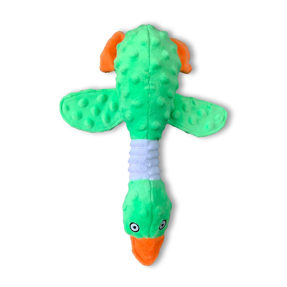 Durable Squeaky Plush Duck Dog Toy for Aggressive Chewers