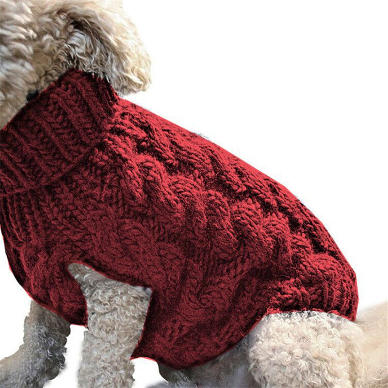 Winter Warm Pet Sweater for Dogs Soft Comfortable Clothing