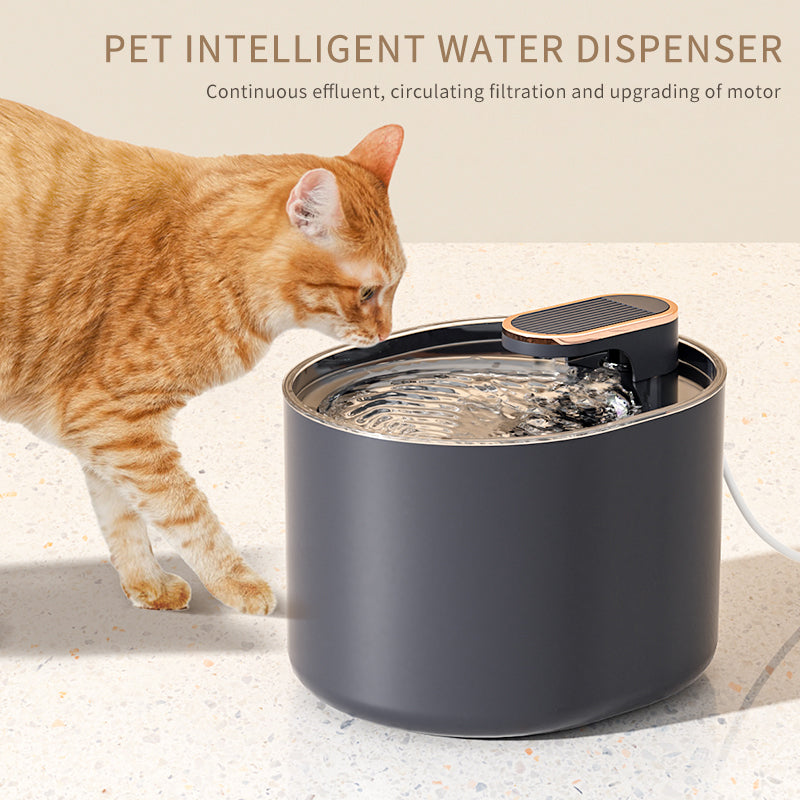USB Rechargeable Automatic Pet Water Fountain for Cats Dogs