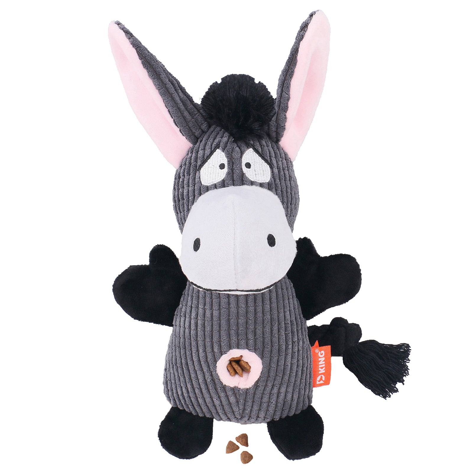 Snuffle Plush Squeaky Dog Toy with Hidden Treat Pockets
