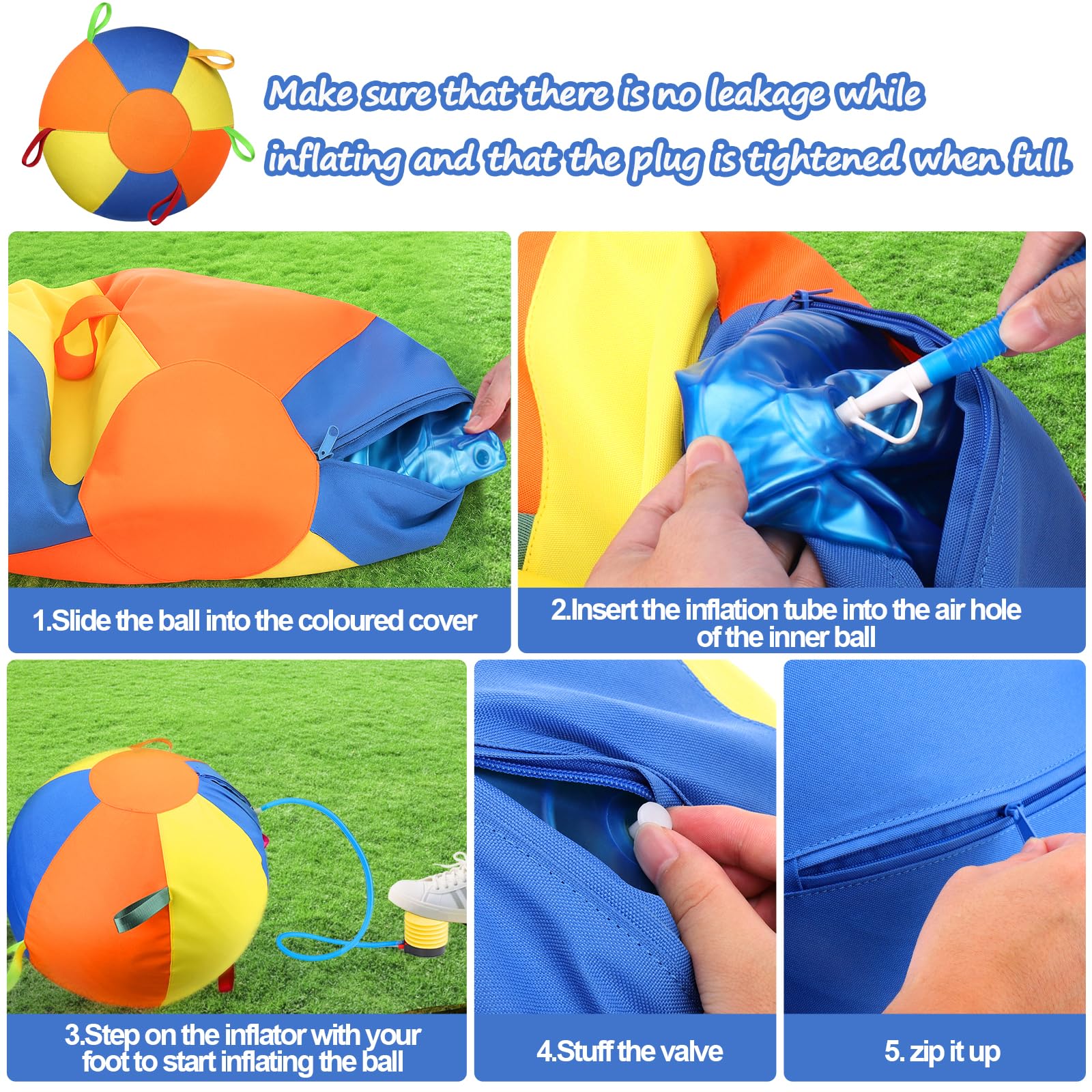 Large Herding Ball with Handles for Dog Training