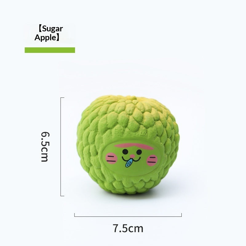 Natural Latex Squeaky Dog Chew Toy Bite Resistant