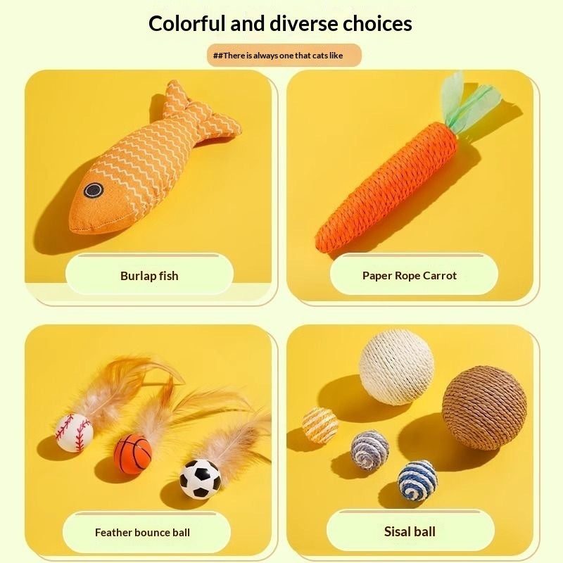 Cat Toy Gift Set for Interactive Play Fun