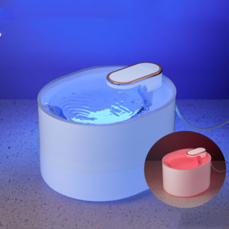 USB Rechargeable Automatic Pet Water Fountain for Cats Dogs