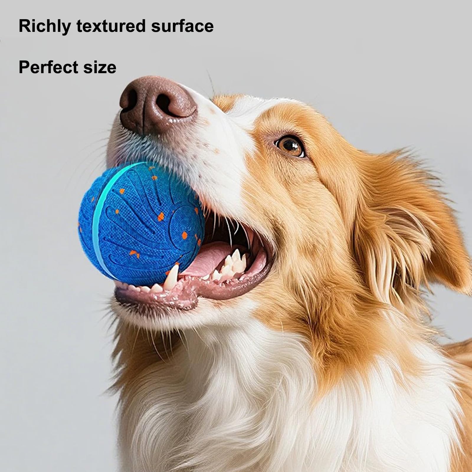 Smart Interactive Bouncing Dog Ball with Colorful Lights Automatic