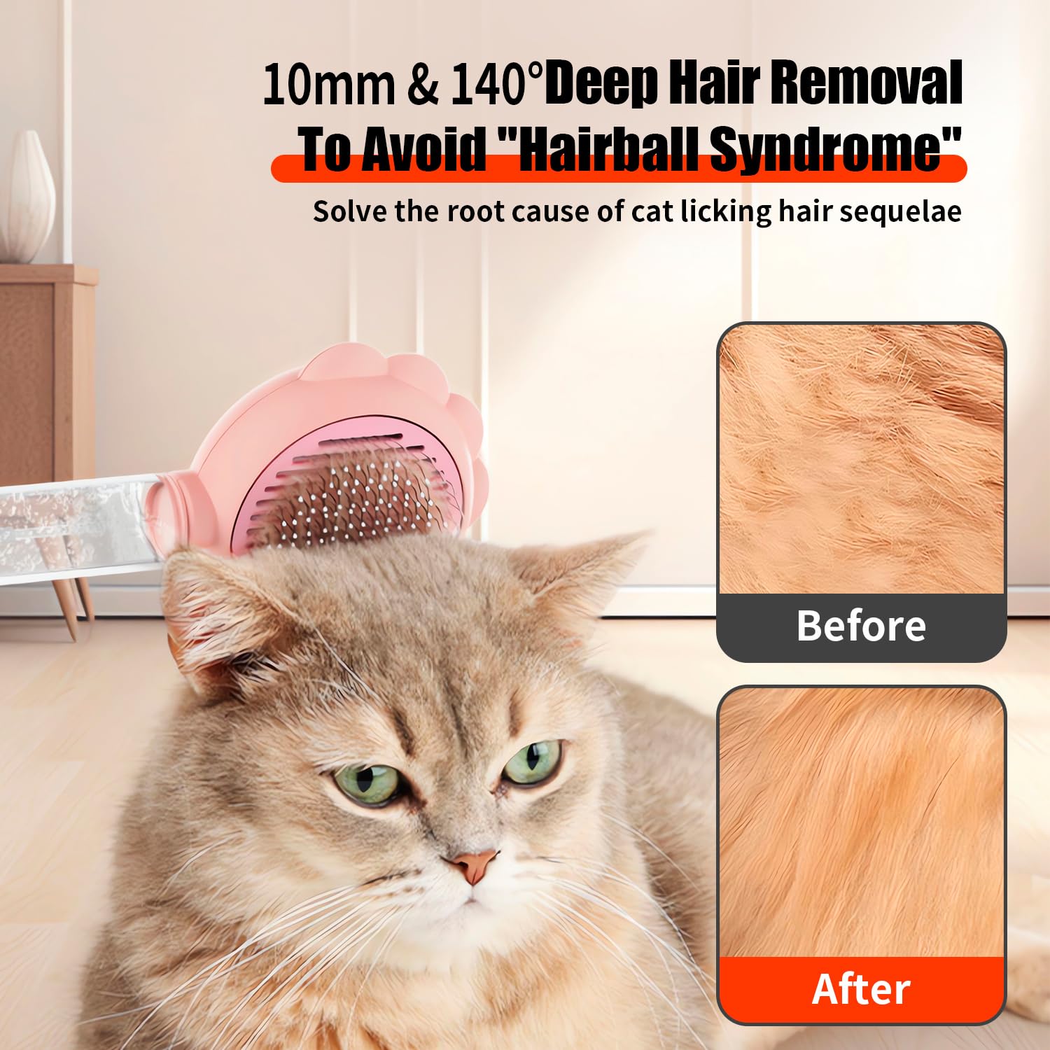 Self Cleaning Spray Slicker Brush for Dogs and Cats