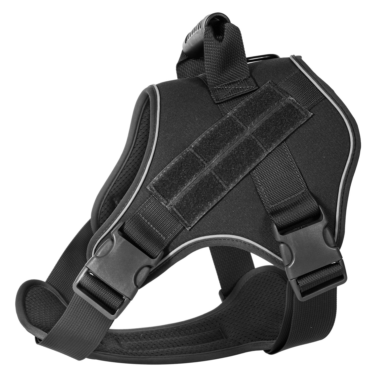 Breathable Tactical Dog Harness with Large Dog Leash