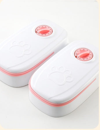 Smart Automatic Pet Feeder with Timer Stainless Bowl Dispenser