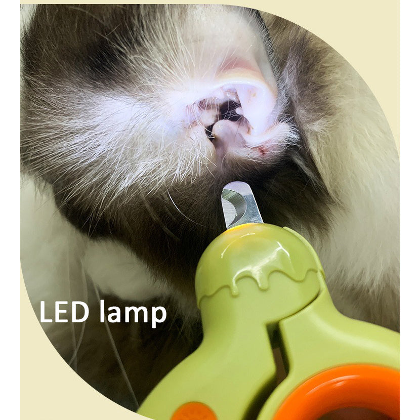 LED Pet Nail Clippers with Bloodline Light Safety Guide