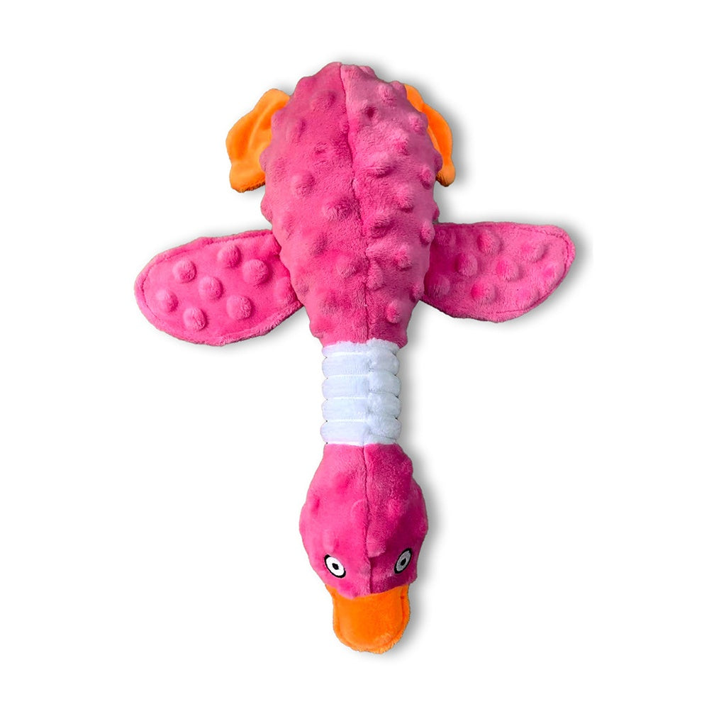 Durable Squeaky Plush Duck Dog Toy for Aggressive Chewers