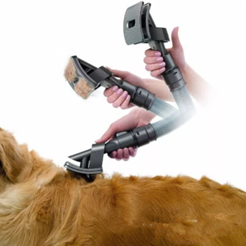 Pet Grooming Brush Vacuum Attachment for Dogs and Cats
