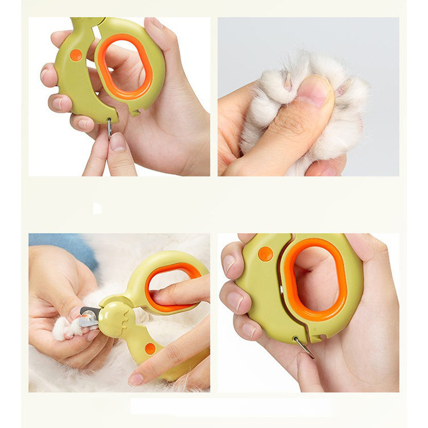 LED Pet Nail Clippers with Bloodline Light Safety Guide