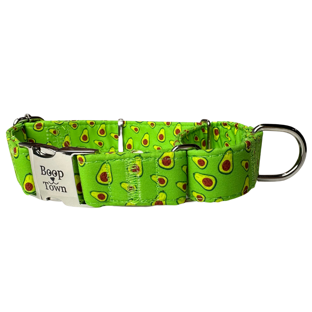 Soft Cotton Dog Collar with Quick Release Metal Buckle