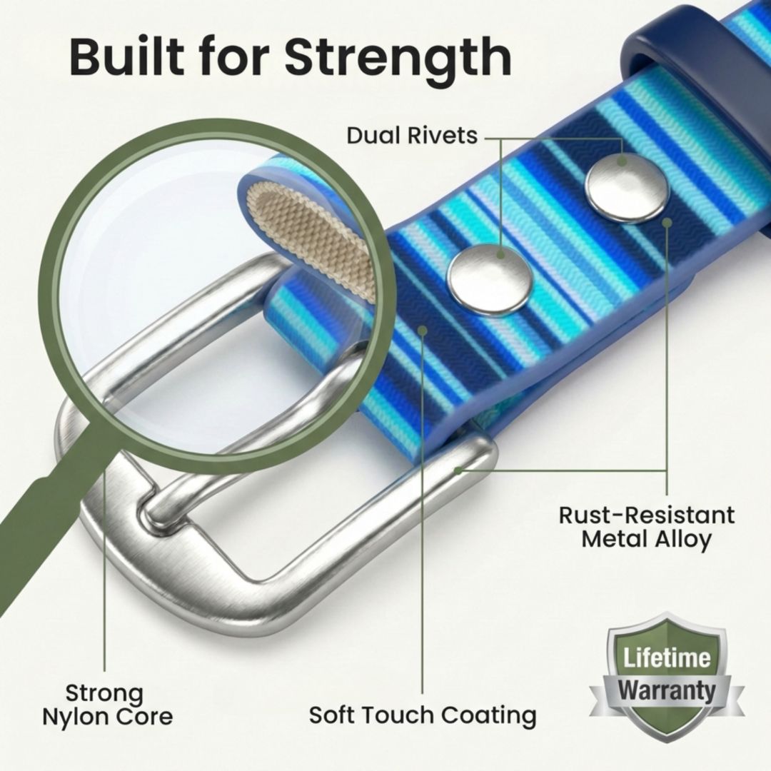 Waterproof Washable Stink Proof Durable Dog Collar Adjustable