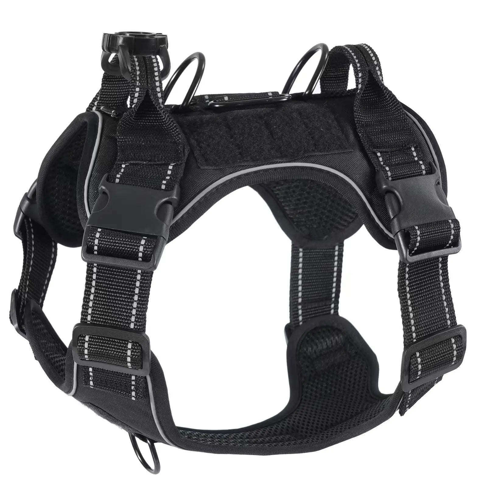 No Pull Adjustable Dog Harness with Locator Protection Cover