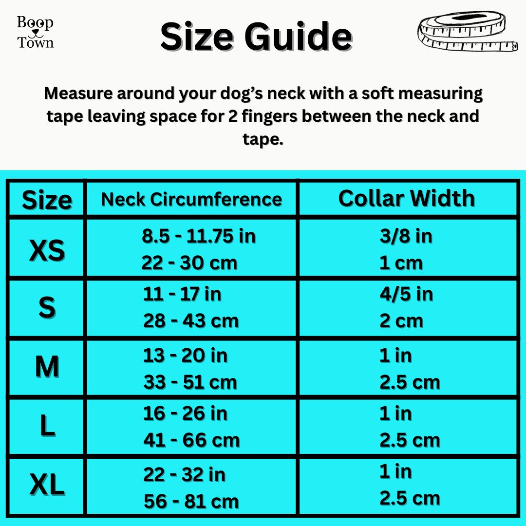 Soft Cotton Dog Collar with Quick Release Metal Buckle