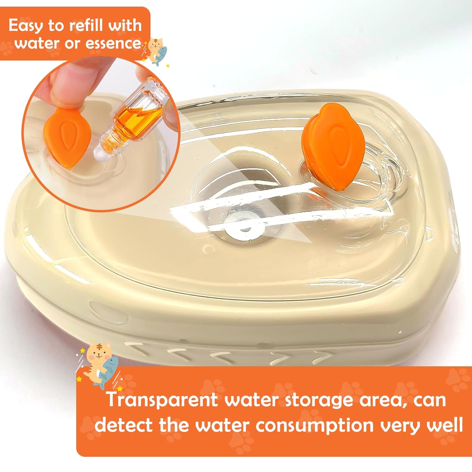 4-in-1 Steam Cat Grooming Brush with Ringworm Detector