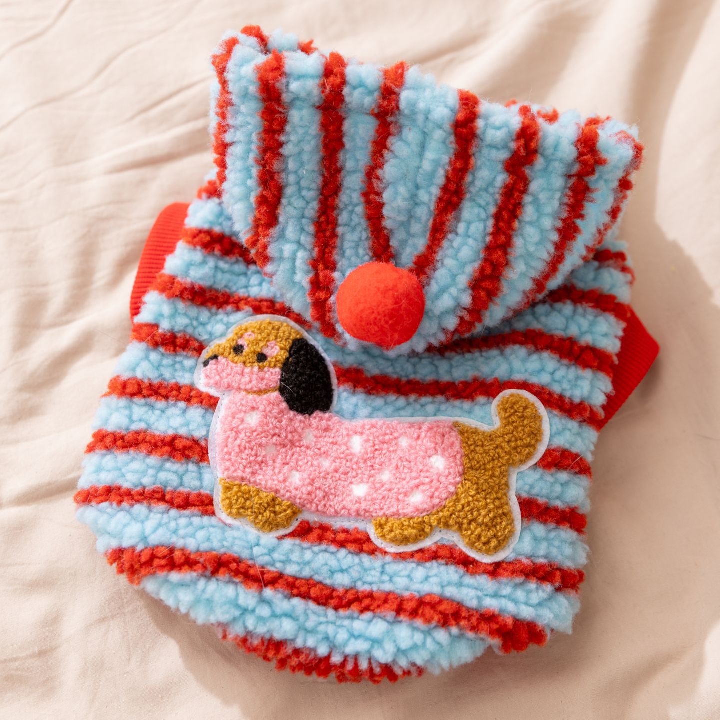 Fleece Dog Jacket Warm Two-Legged Autumn Winter Sweater Clothing