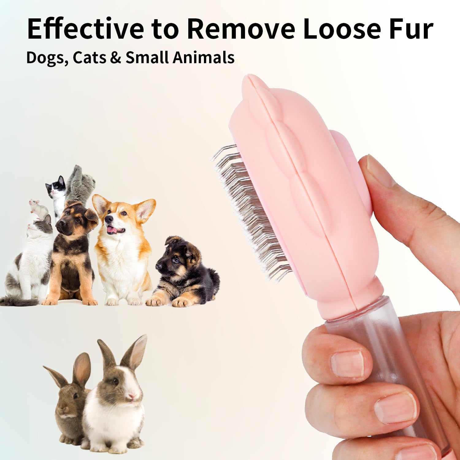 Self Cleaning Spray Slicker Brush for Dogs and Cats