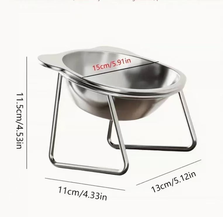304 Stainless Steel Pet Food Water Bowl Durable