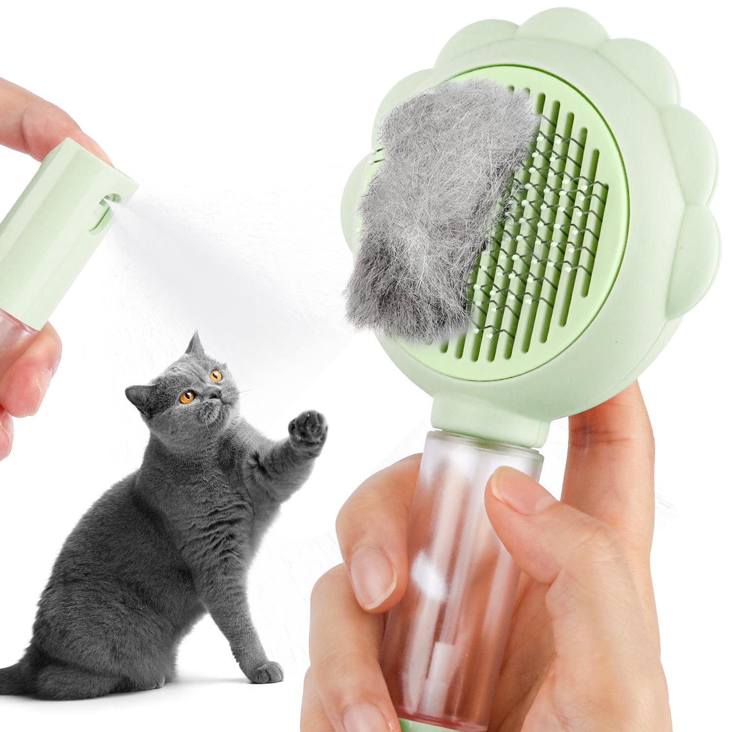 Self Cleaning Spray Slicker Brush for Dogs and Cats