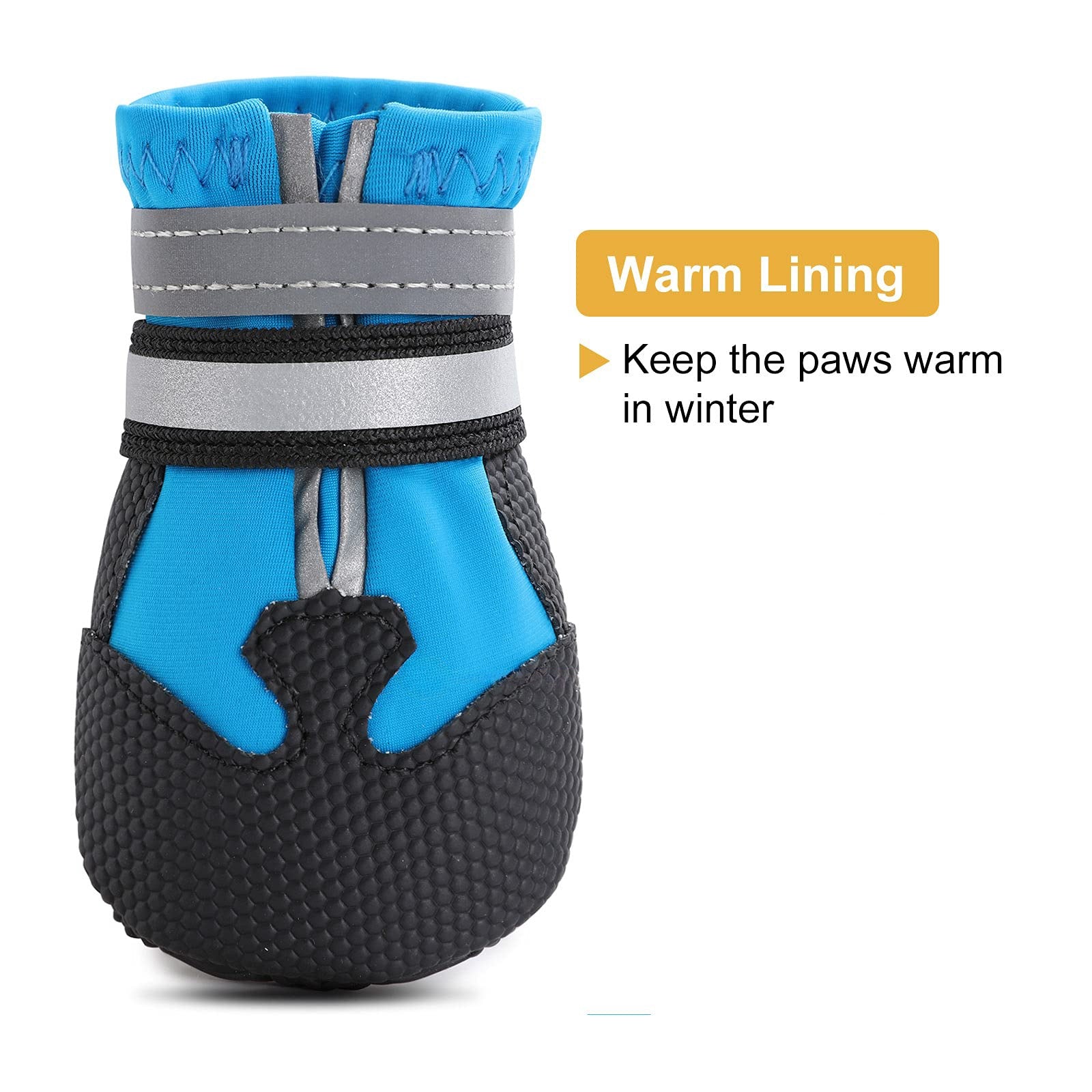 Water Resistant Non Slip Dog Boots for Winter Protection