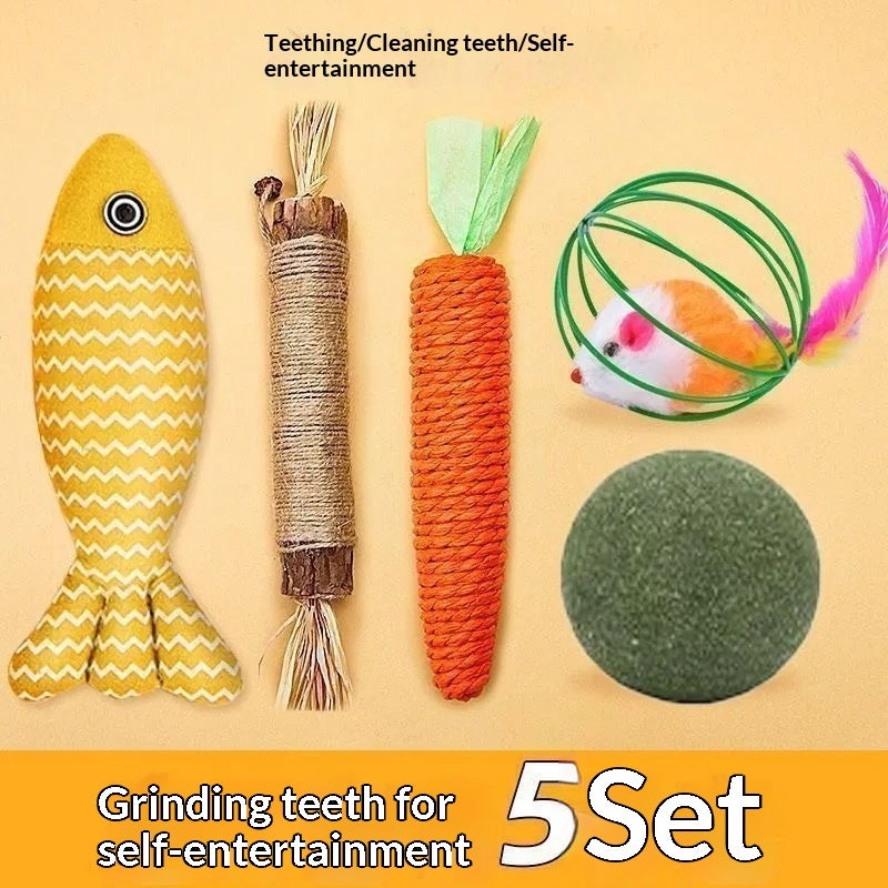 Cat Toy Gift Set for Interactive Play Fun