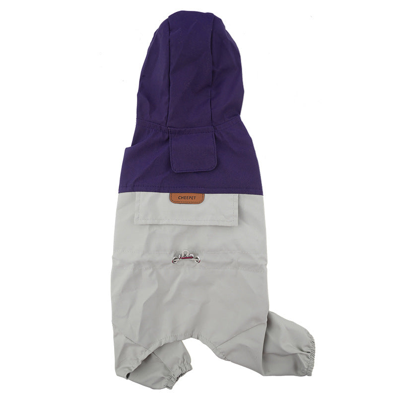 Waterproof Pet Raincoat for Small Medium Dogs Outdoor Wear