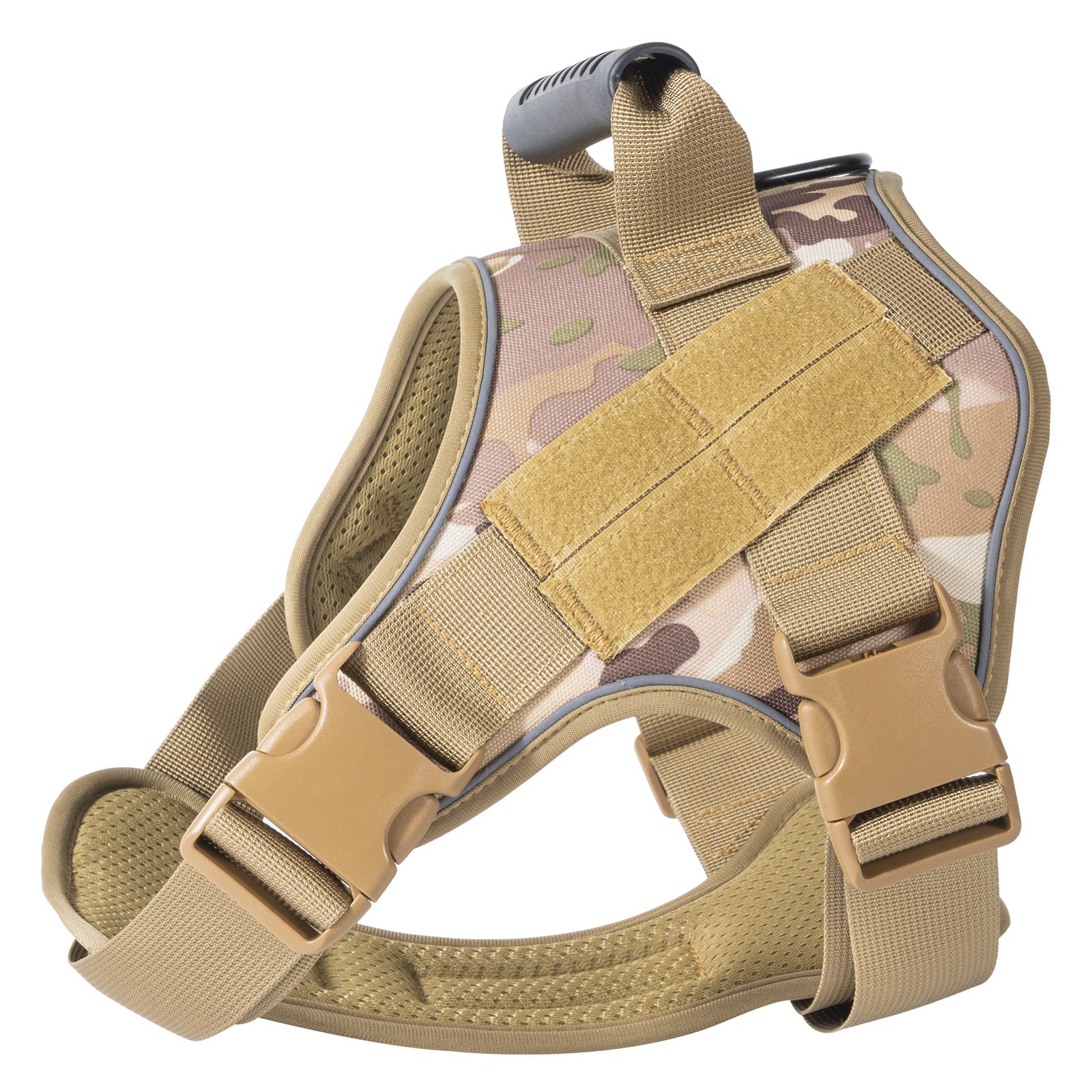 Breathable Tactical Dog Harness with Large Dog Leash