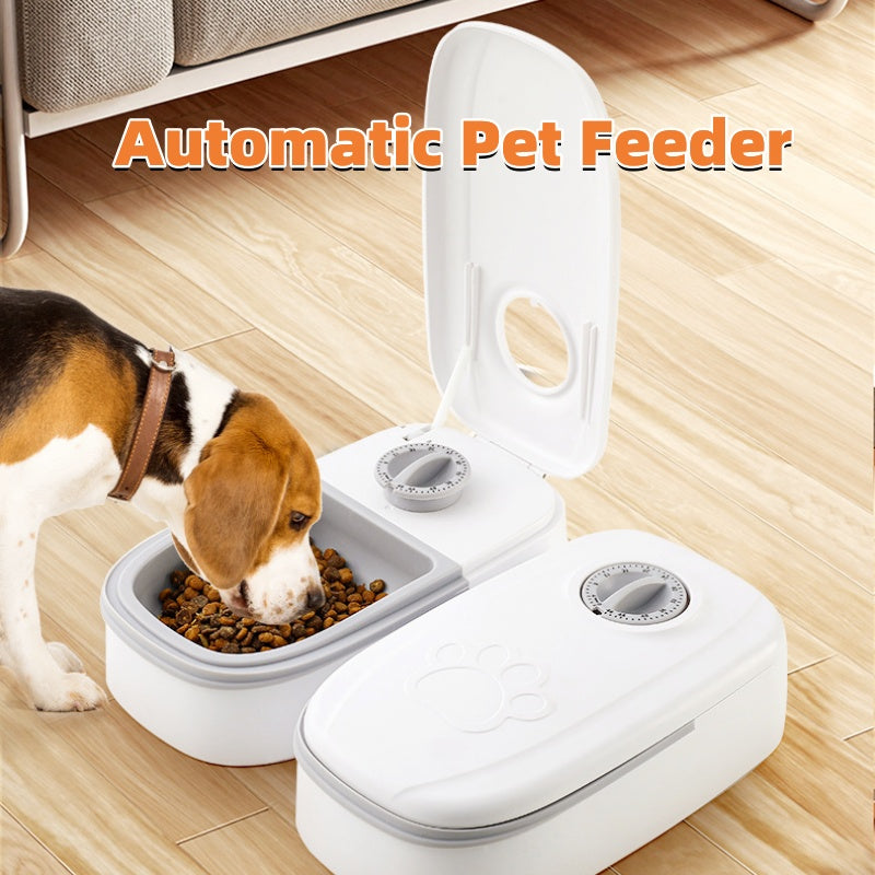 Smart Automatic Pet Feeder with Timer Stainless Bowl Dispenser