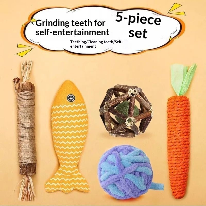 Cat Toy Gift Set for Interactive Play Fun