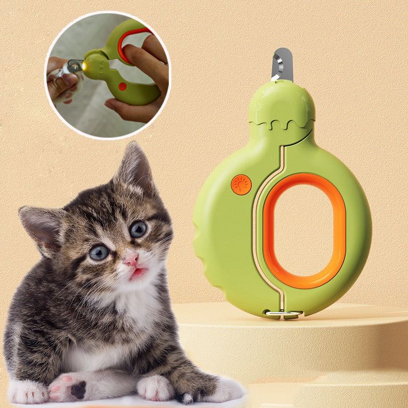 LED Pet Nail Clippers with Bloodline Light Safety Guide