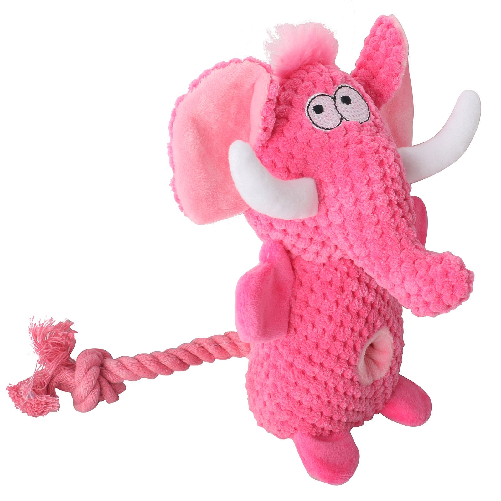 Snuffle Plush Squeaky Dog Toy with Hidden Treat Pockets
