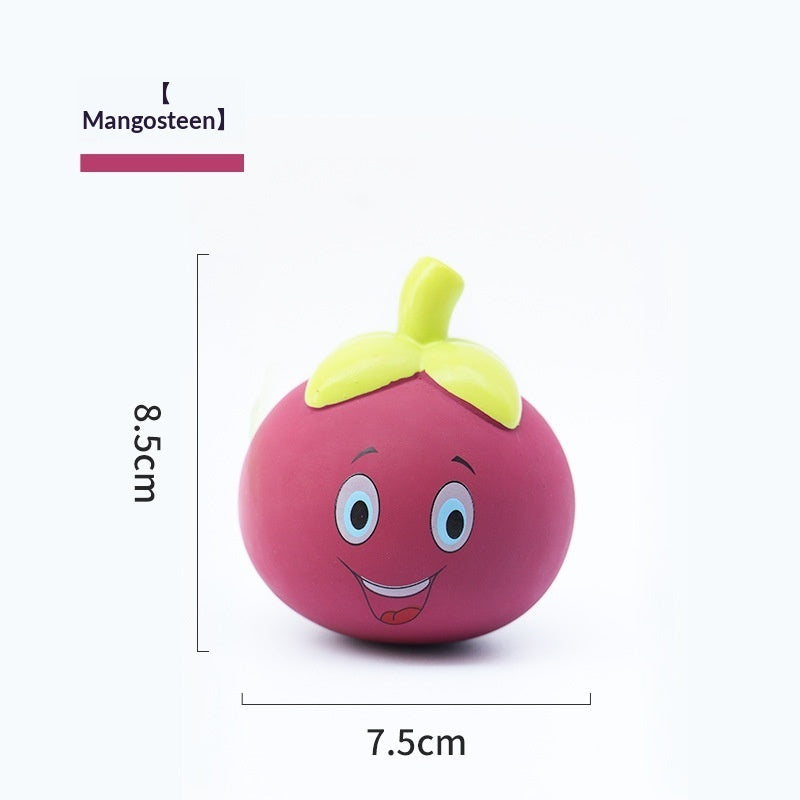 Natural Latex Squeaky Dog Chew Toy Bite Resistant