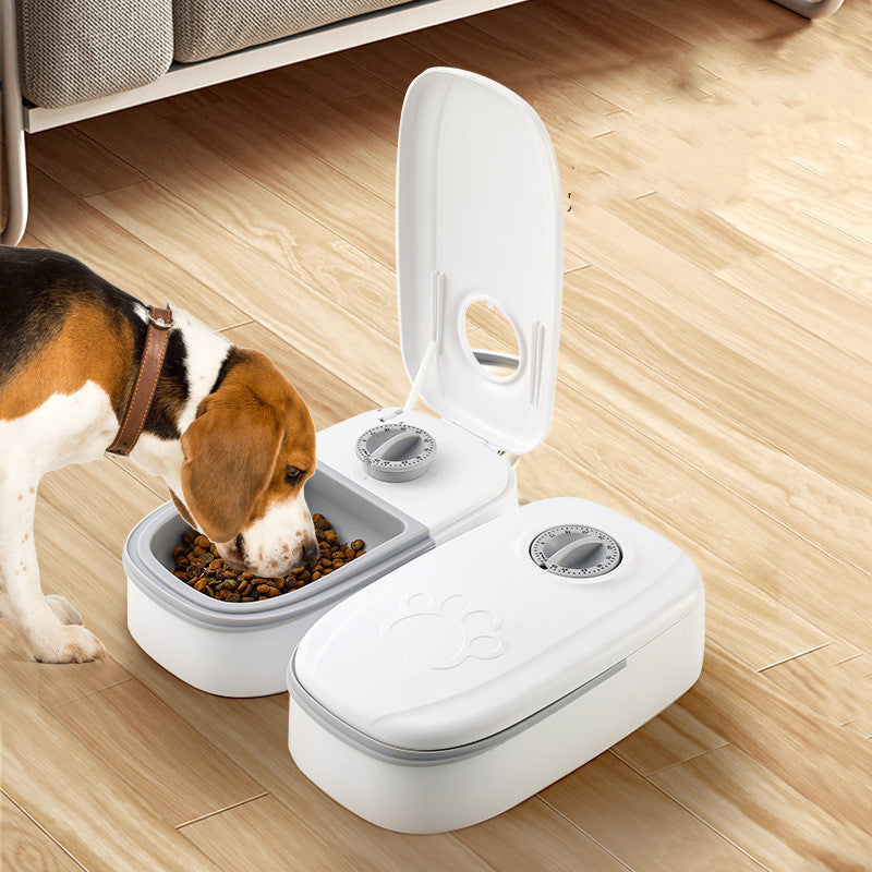Smart Automatic Pet Feeder with Timer Stainless Bowl Dispenser