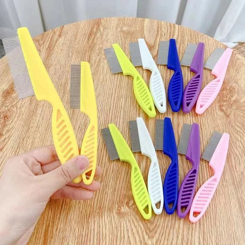 Stainless Steel Pet Flea and Shedding Grooming Comb Tool
