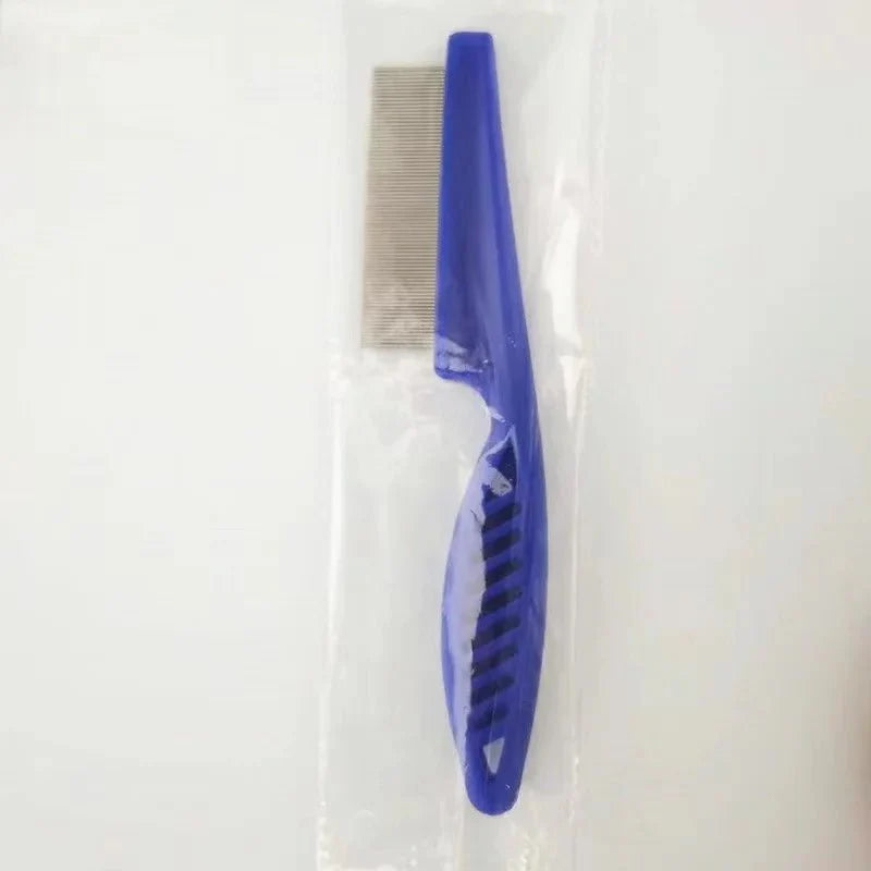 Stainless Steel Pet Flea and Shedding Grooming Comb Tool
