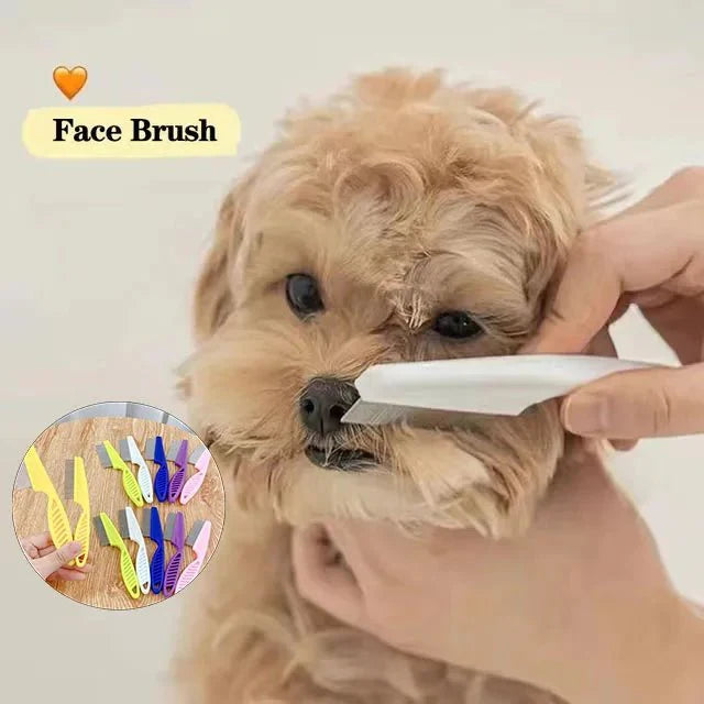 Stainless Steel Pet Flea and Shedding Grooming Comb Tool