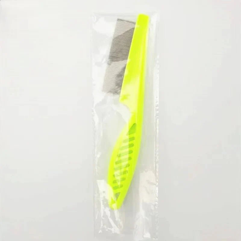 Stainless Steel Pet Flea and Shedding Grooming Comb Tool
